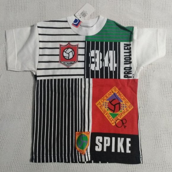 NEW-Ocean Pacific Kids volleyball-themed shorts set - Picture 2 of 5